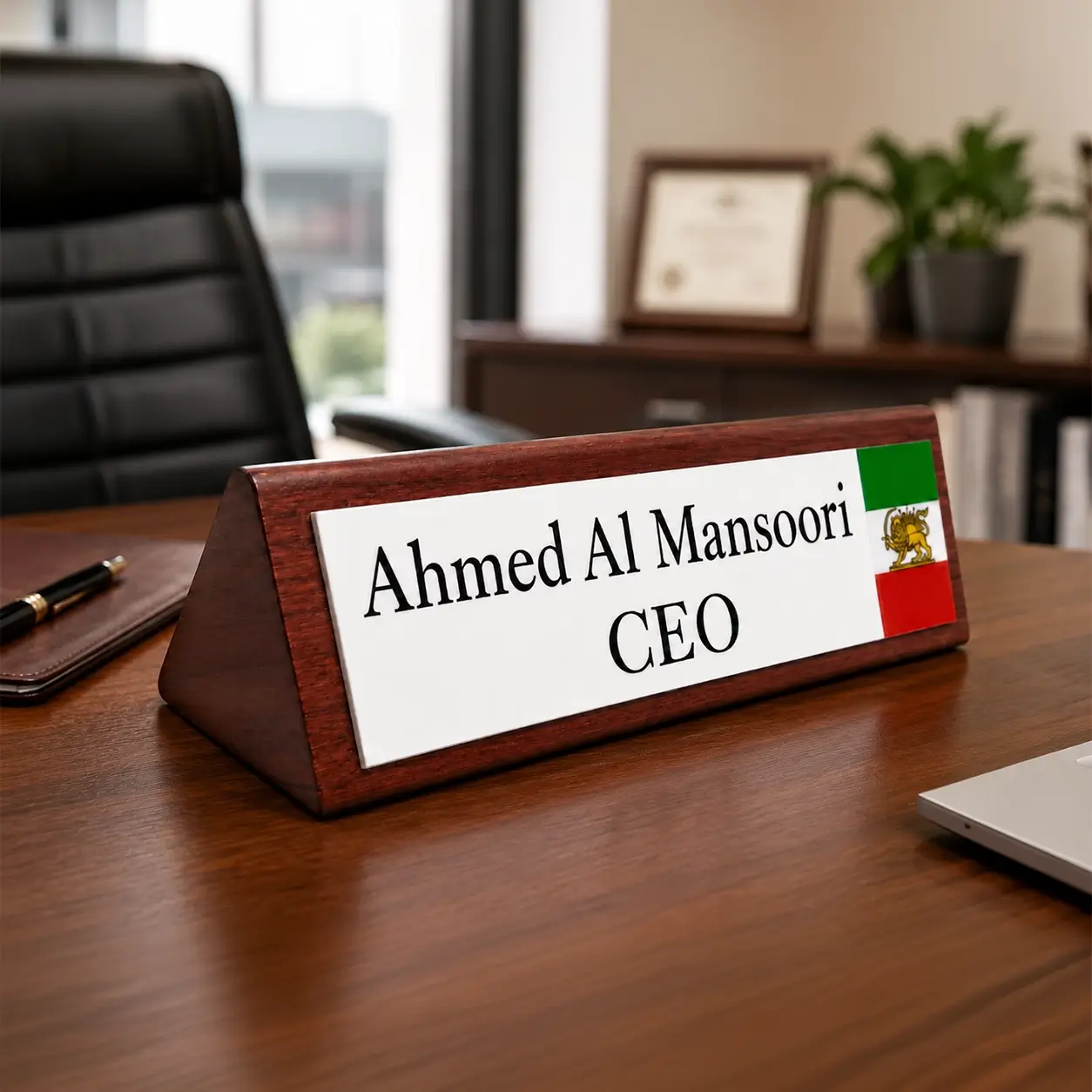name-plate