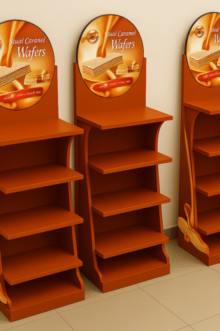 Slim POS Display Stand