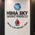 10mm acrylic 3D office reception signage in Dubai with painted logo and letters on marble wall