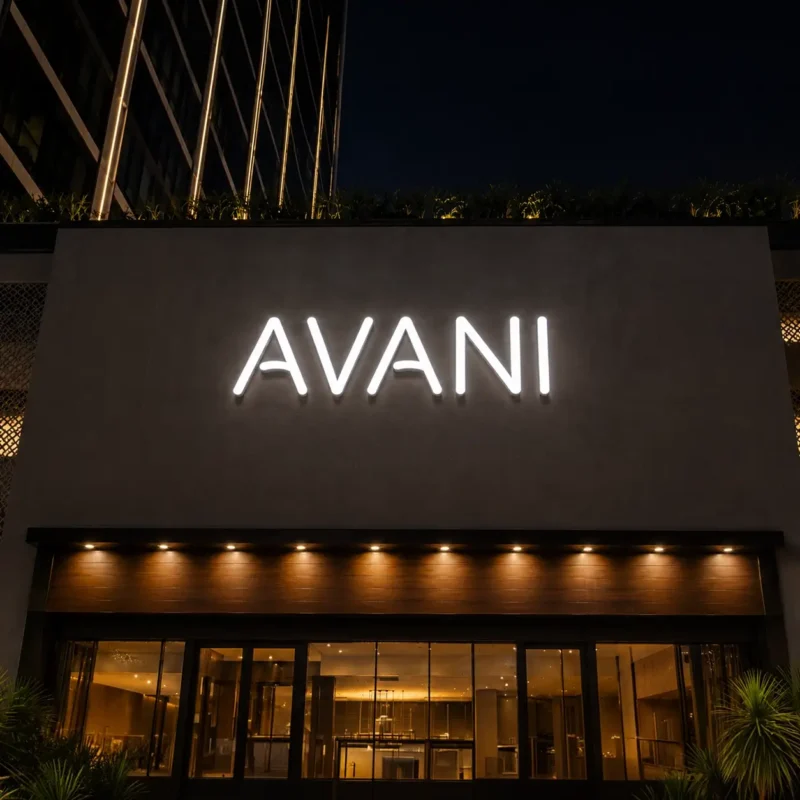 Frontlit 3D Aluminium LED Signage in Dubai – 600cm x 170cm Outdoor ...