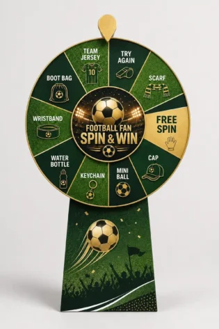World Cup 2026 Themed Spin The Wheel | Custom Football Fan Spin & Win Game