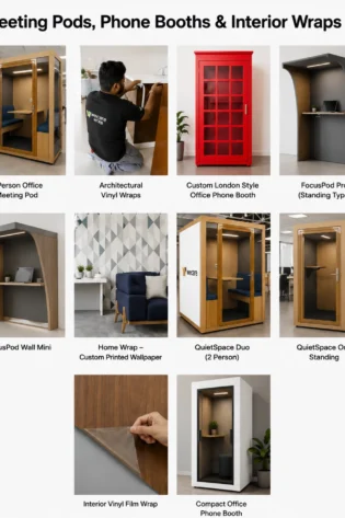 Office Pods Dubai | Meeting Pods, Phone Booths & Interior Wraps