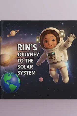 Personalized Solar System Book for Girls โ Custom Kids Space Adventure & Planet Learning Storybook with Photos