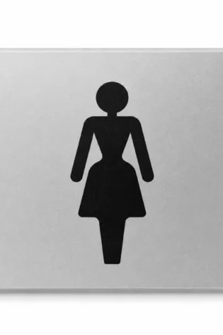 Women’s Restroom Sign Dubai – Ladies Toilet Door Signage for Commercial Spaces