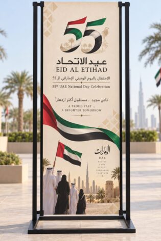 UAE National Day Outdoor Celebration Stand – Custom Canvas Display