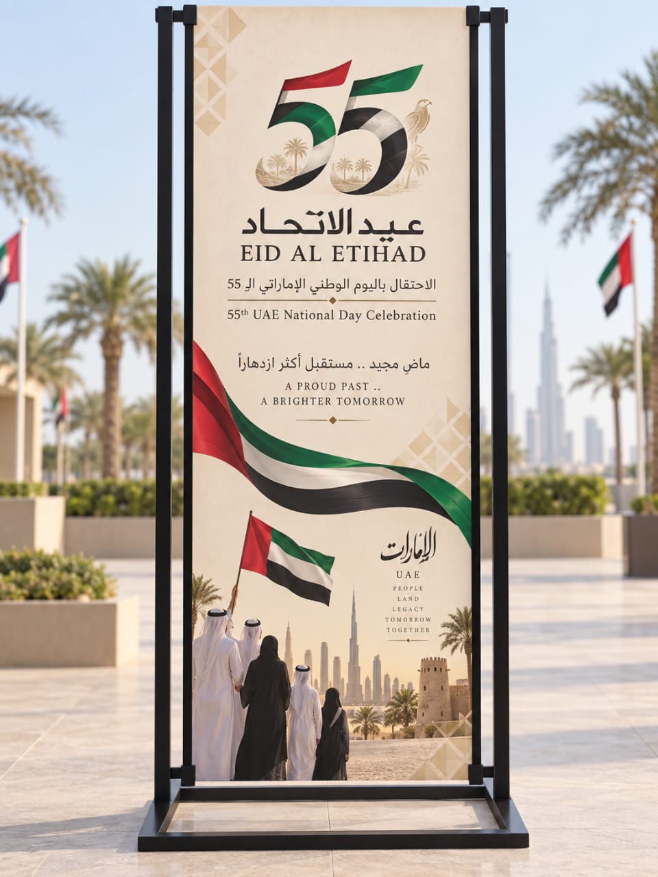 UAE National Day-Outdoor Celebration Stand – Custom Canvas Display UAE National Day Outdoor Celebration Stand – Custom Canvas Display