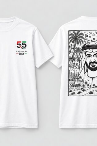 UAE National Day T-Shirt – Sheikh Mohammed Heritage Edition