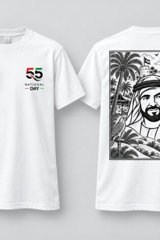 UAE National Day T-Shirt – Sheikh Zayed Father of the Nation