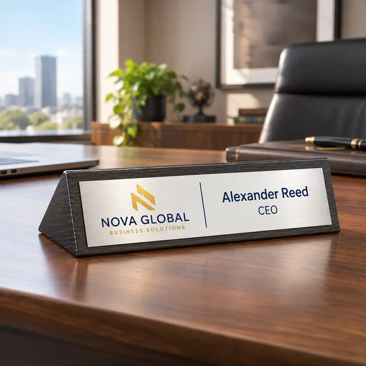black-wooden-desk-name-plate
